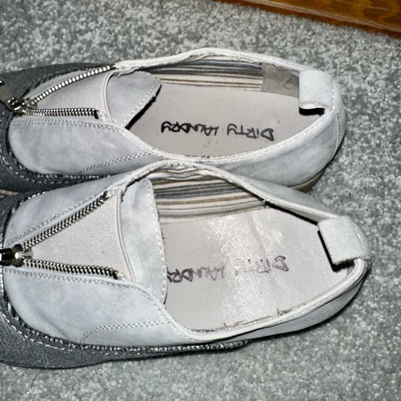 Dirty Laundry Oxfords Grey/Silver Size 7 Women’s shoes - Picture 3 of 5